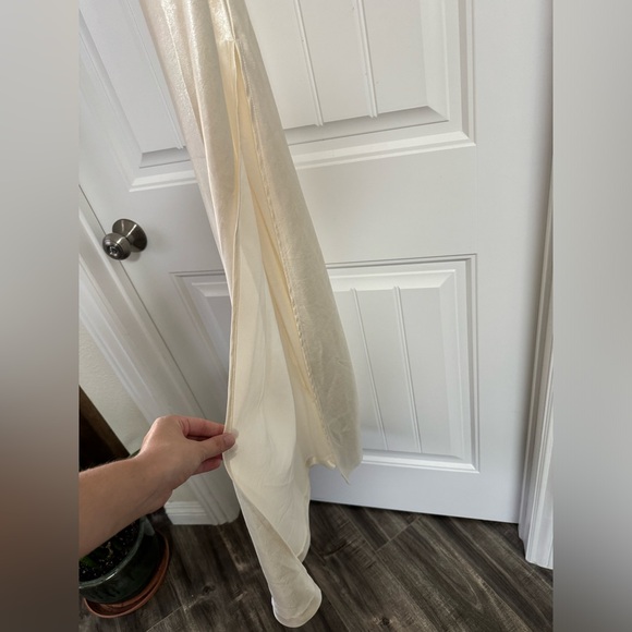 Small Free People Intimates Ivory Slip Maxi Dress - Picture 3 of 9